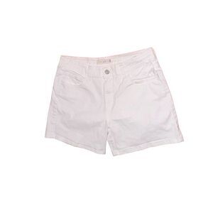 NICE Levis 515 Shorts Women's size 10  White High Rise Button Zip Inseam 5" Cott